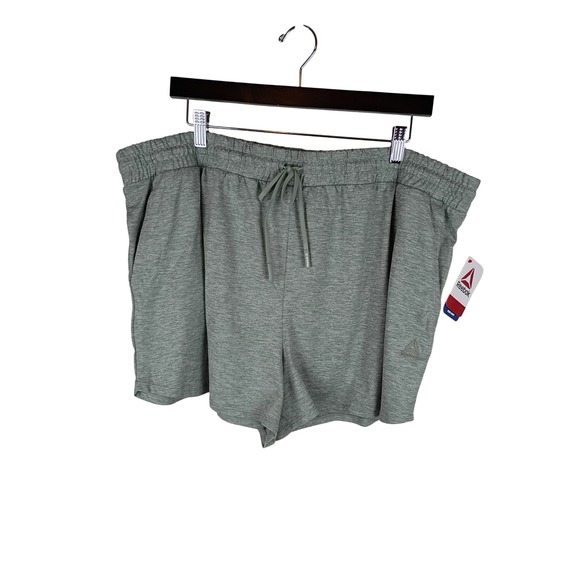 Reebok Pants - Reebok Women Relaxed Shorts Sage Green Heathered Plus Size XXXL NWT